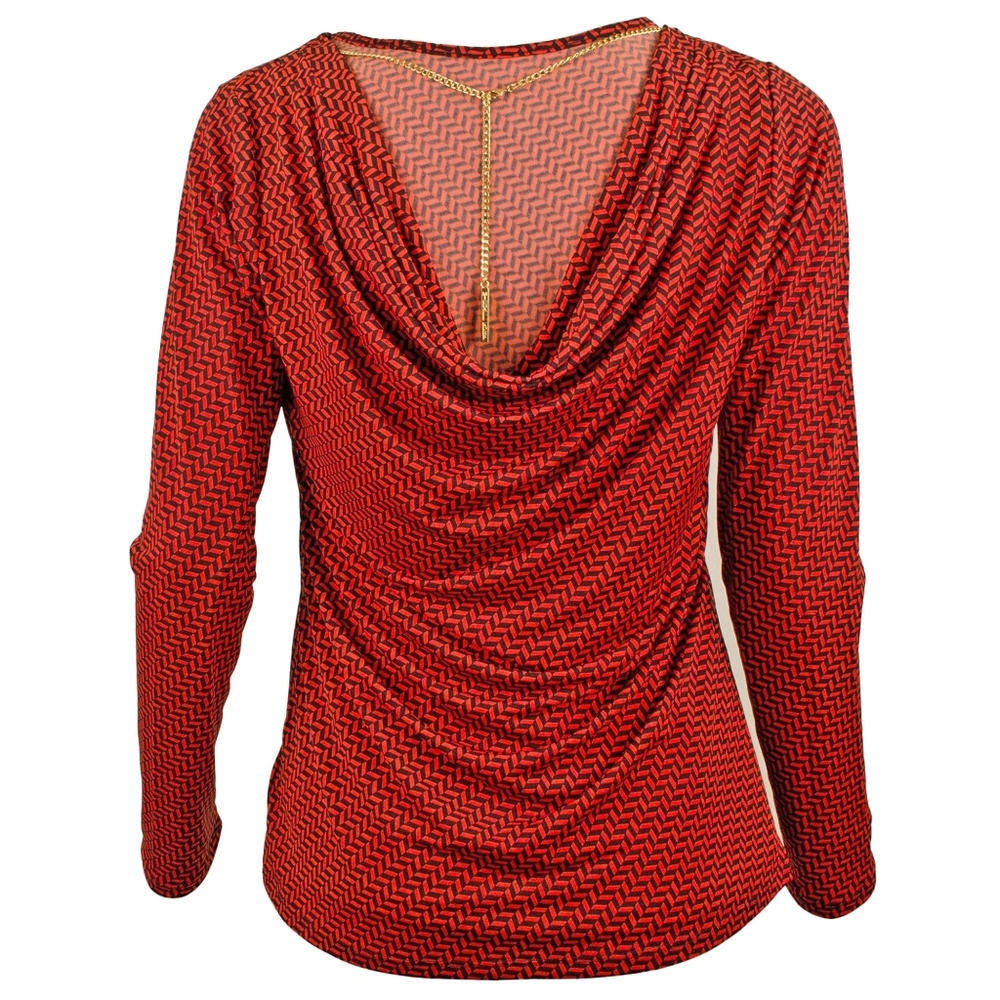 Michael Michael Kors Women's Chain Cowl Back Blouse / Top